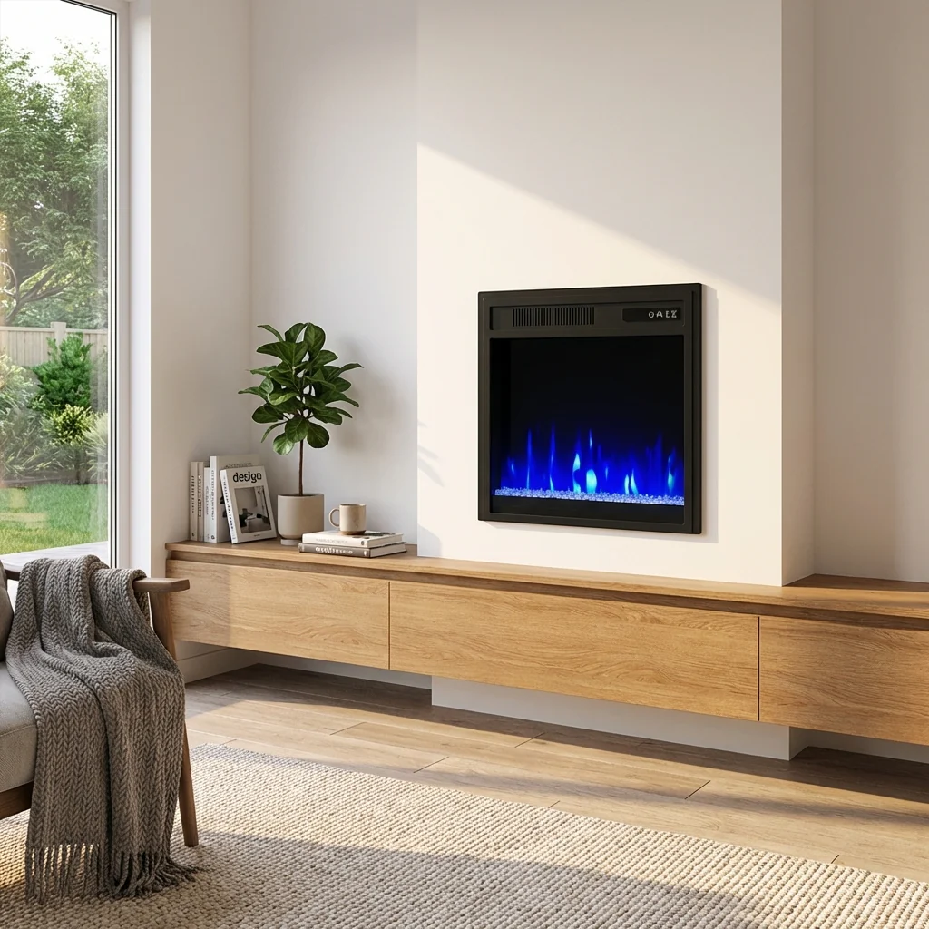20" Electric Fireplace Heater - Image 8