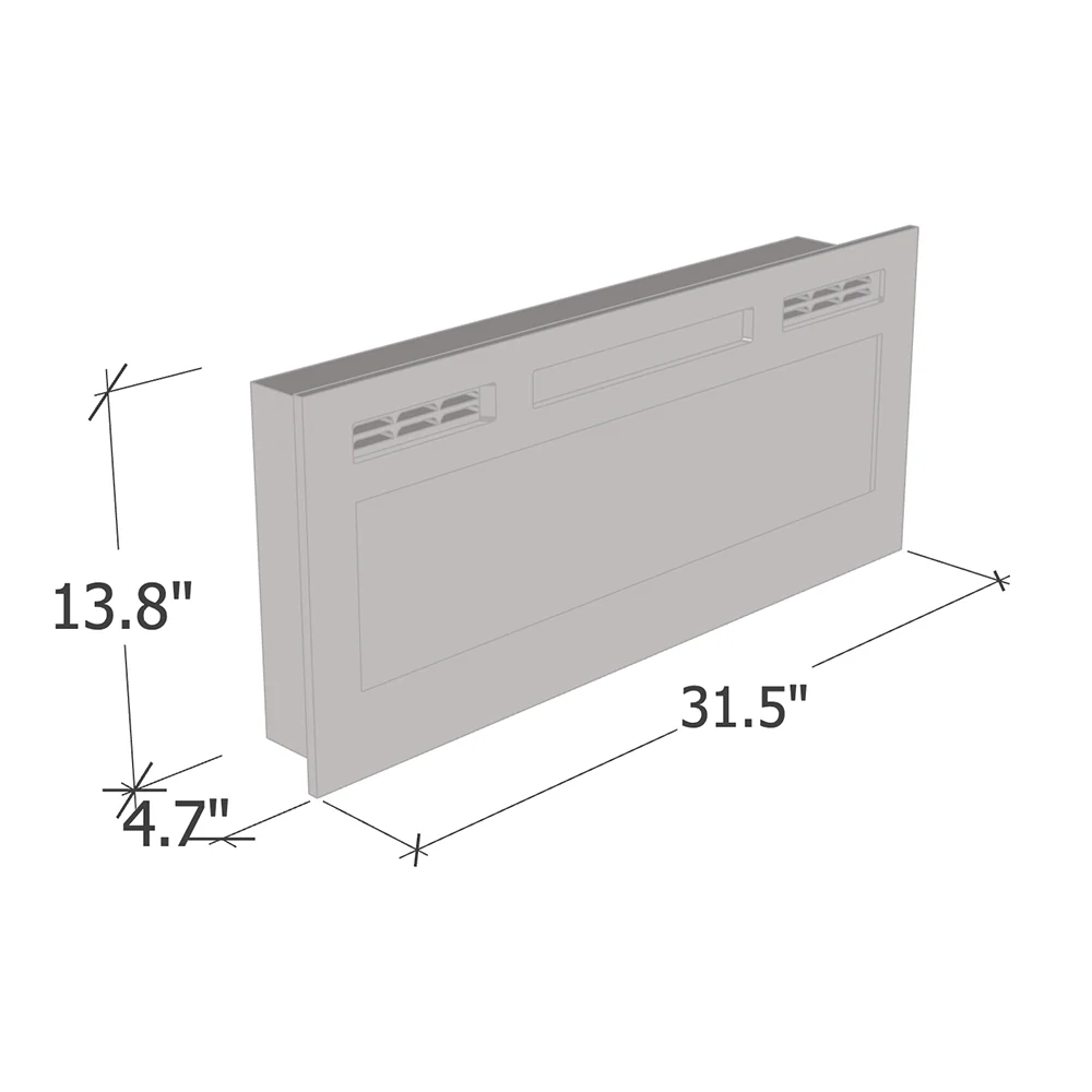 31.5" Electric Fireplace Heater - Image 10