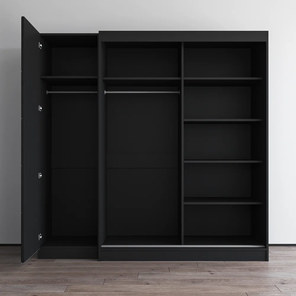 Aria 2D-EX Wardrobe with 1 Mirror - Image 11
