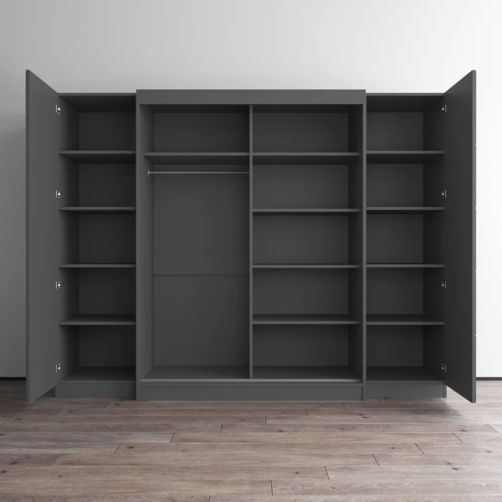 Aria 2D-EXEX Wardrobe with 1 Mirror - Image 16