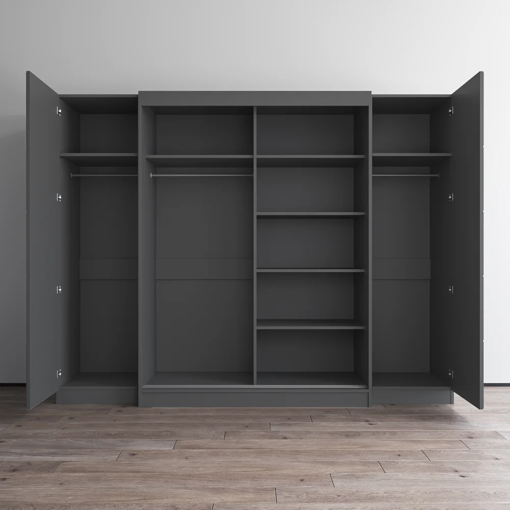 Aria 2D-EXEX Wardrobe with 1 Mirror - Image 17