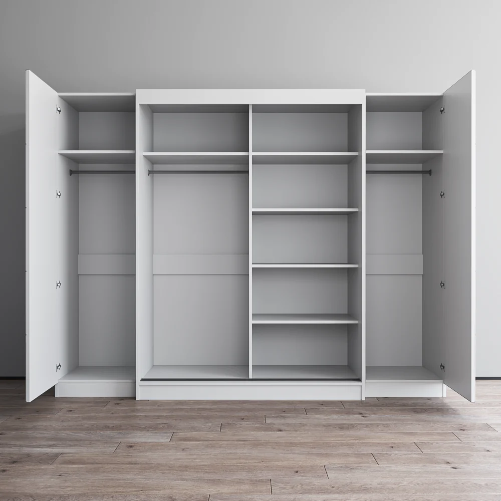 Aria 2D-EXEX Wardrobe with 1 Mirror - Image 5