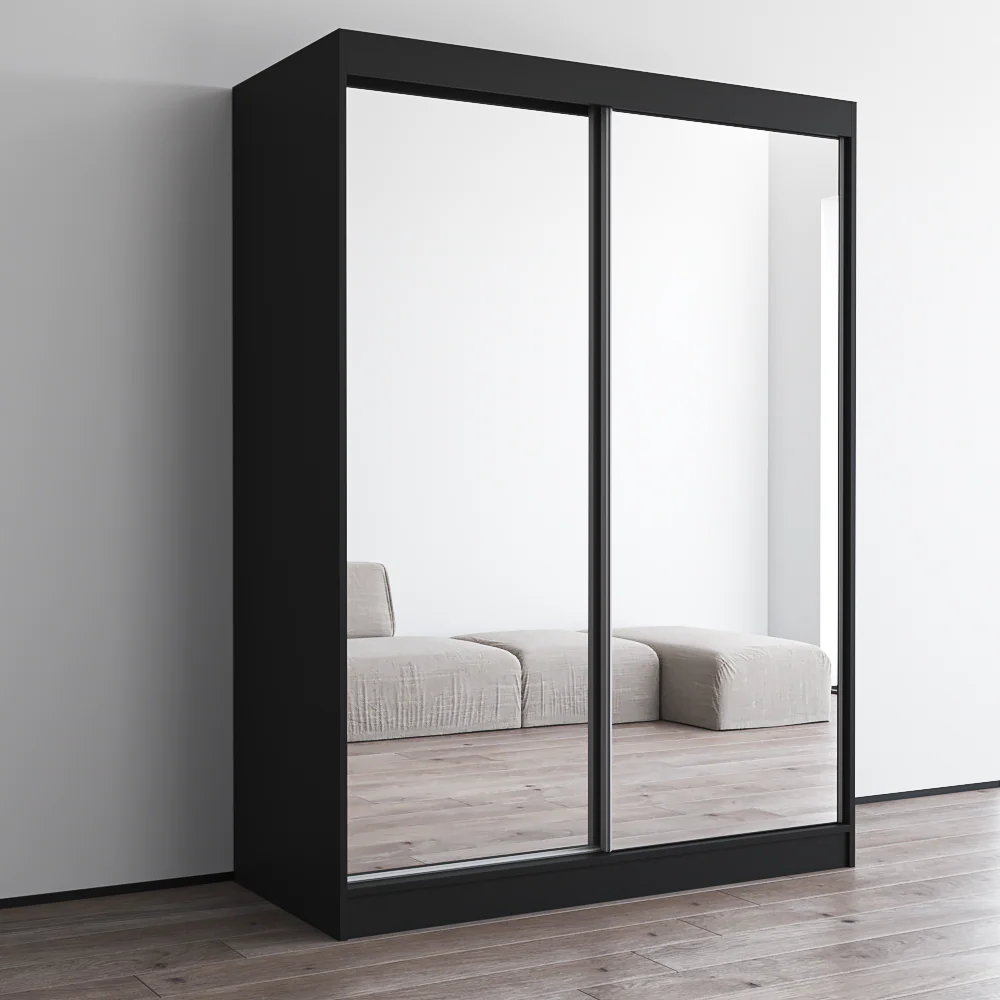 Aria 2D Wardrobe with All Mirror - Image 11