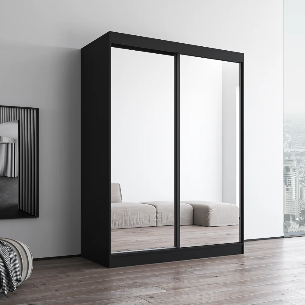 Aria 2D Wardrobe with All Mirror - Image 12