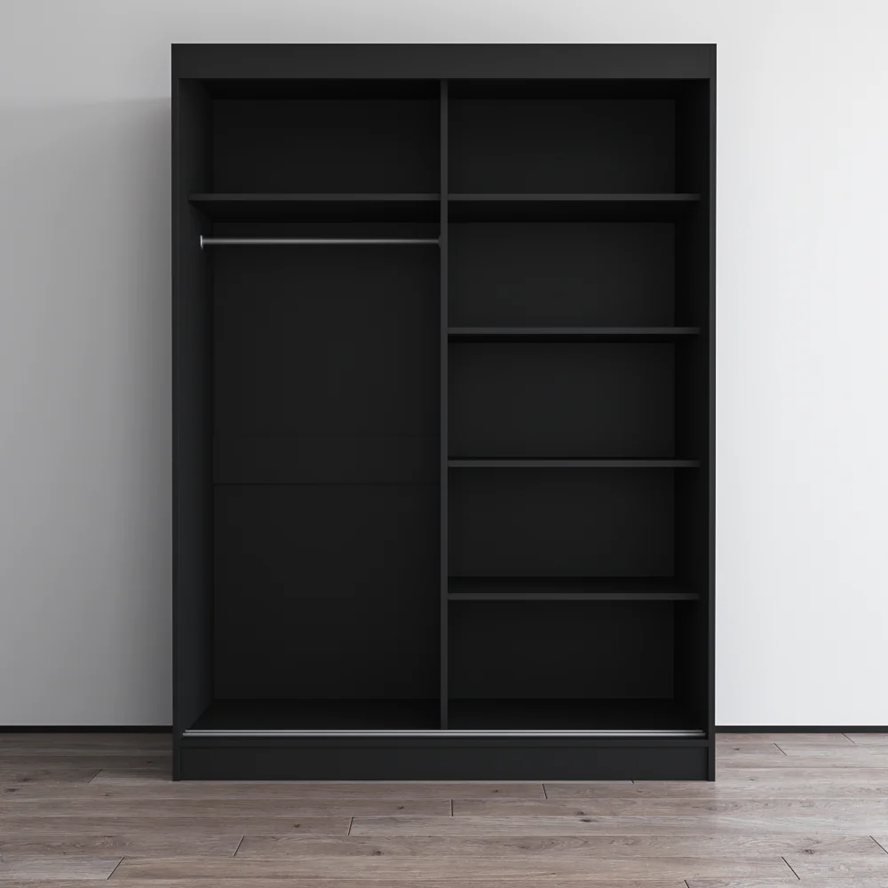 Aria 2D Wardrobe with All Mirror - Image 14