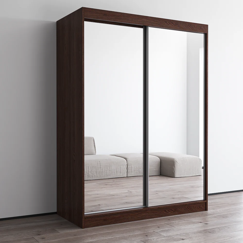 Aria 2D Wardrobe with All Mirror - Image 25