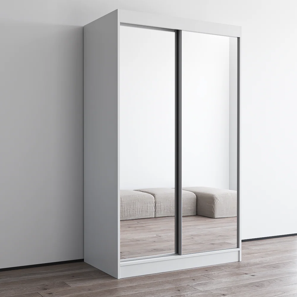 Aria 2D Wardrobe with All Mirror - Image 33