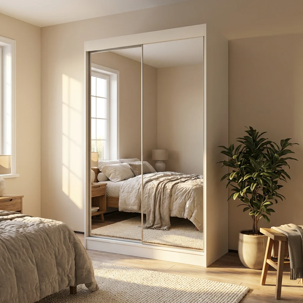 Aria 2D Wardrobe with All Mirror - Image 36