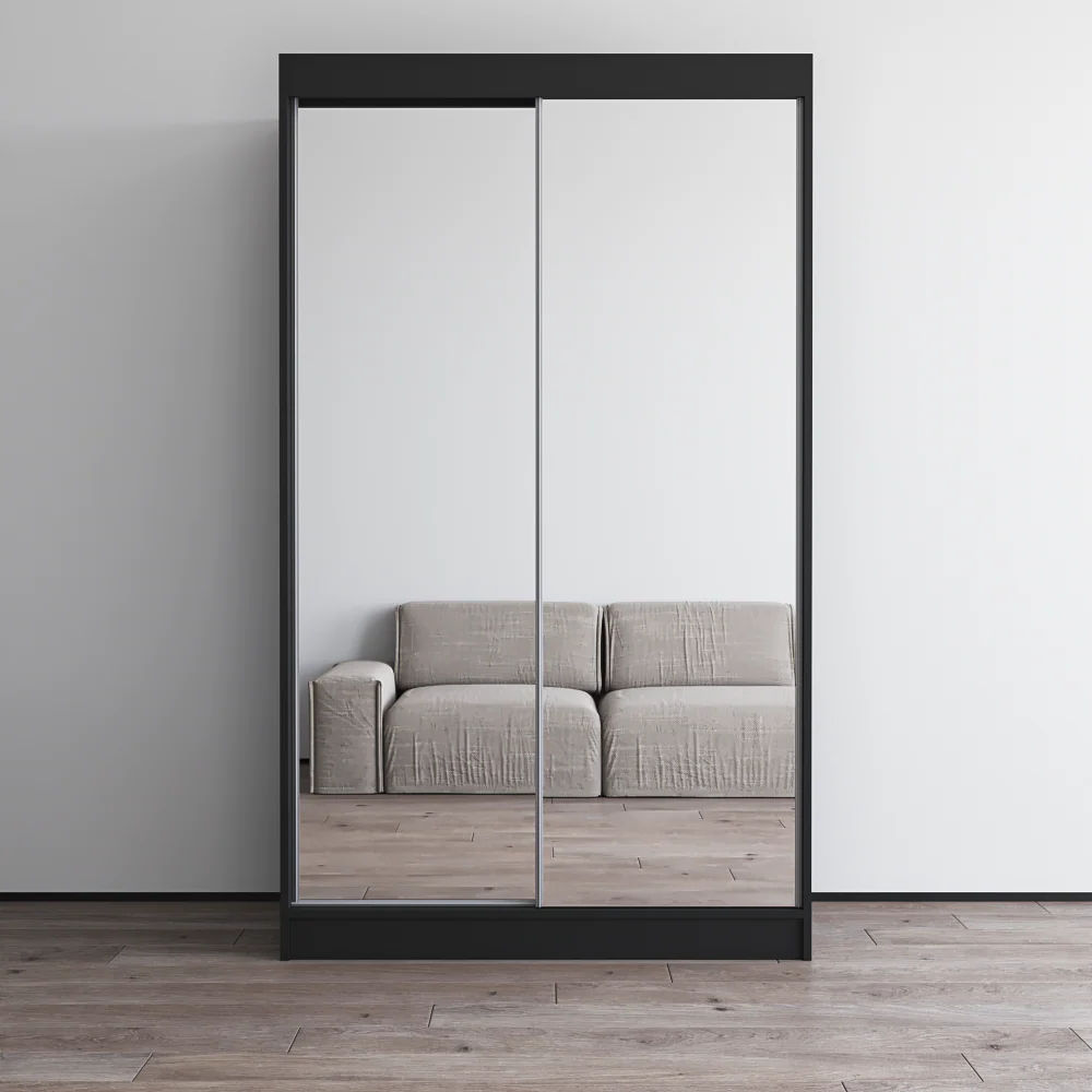 Aria 2D Wardrobe with All Mirror - Image 39