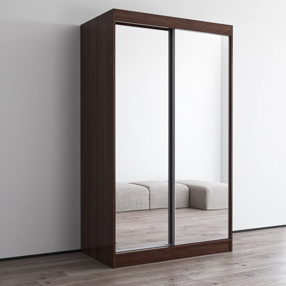 Aria 2D Wardrobe with All Mirror - Image 54