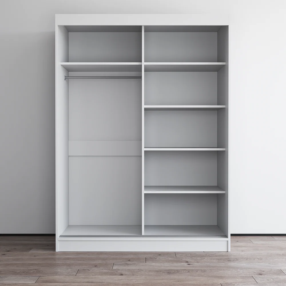 Aria 2D Wardrobe with All Mirror - Image 7
