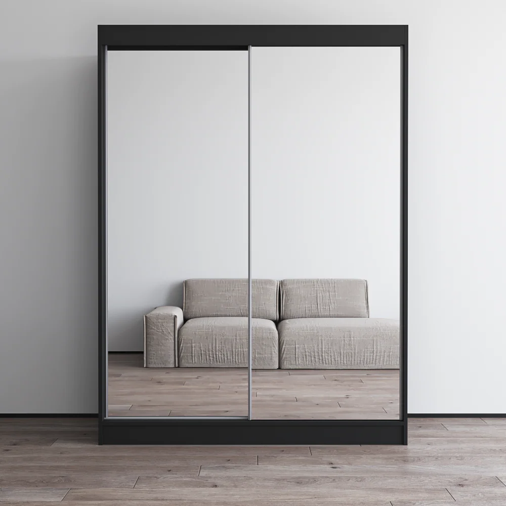 Aria 2D Wardrobe with All Mirror - Image 9