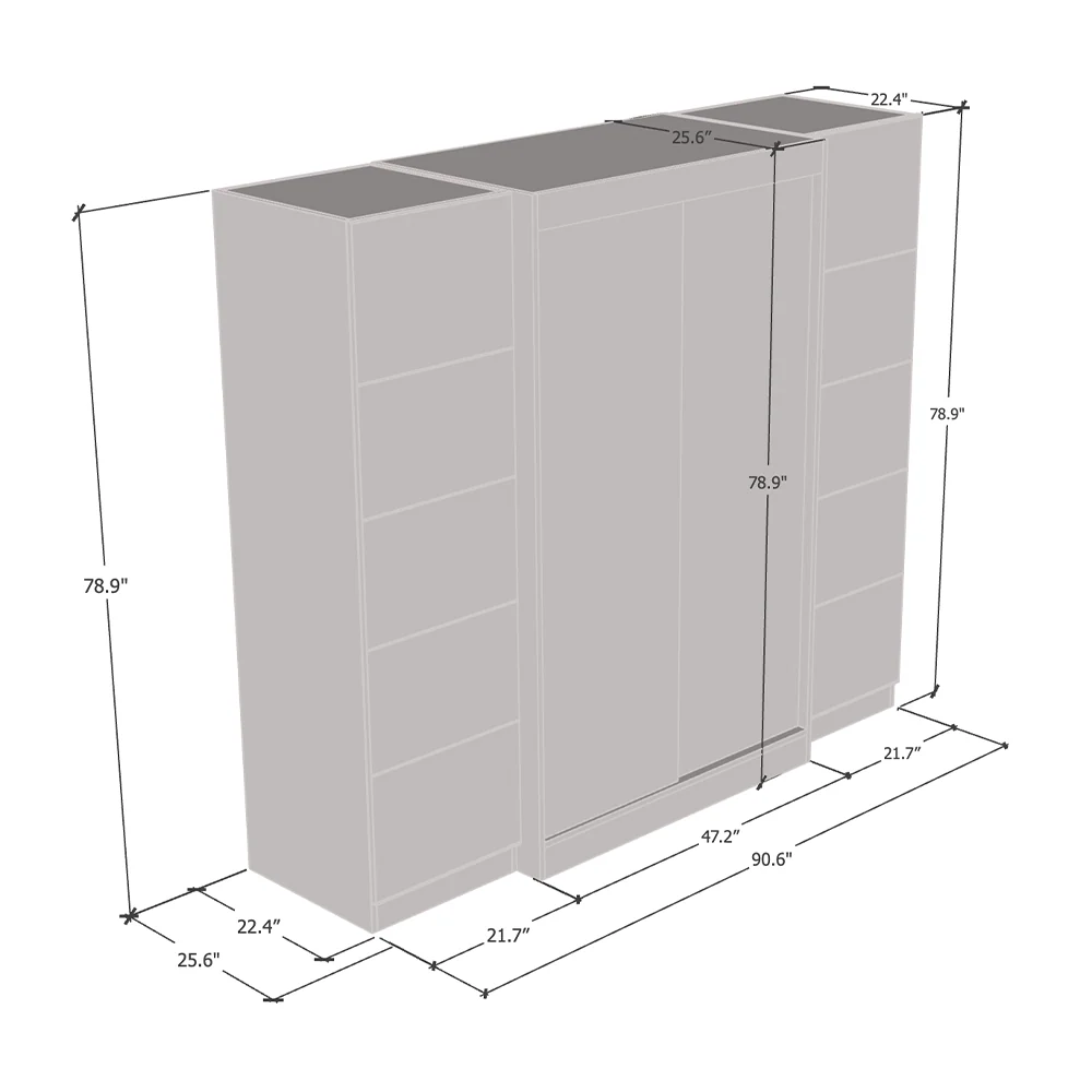 Aria 2D120-EXEX Wardrobe - Image 6