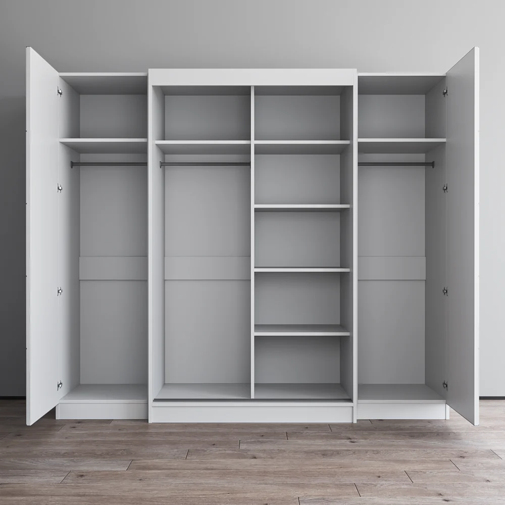 Aria 2D120-EXEX Wardrobe with 1 Mirror - Image 5
