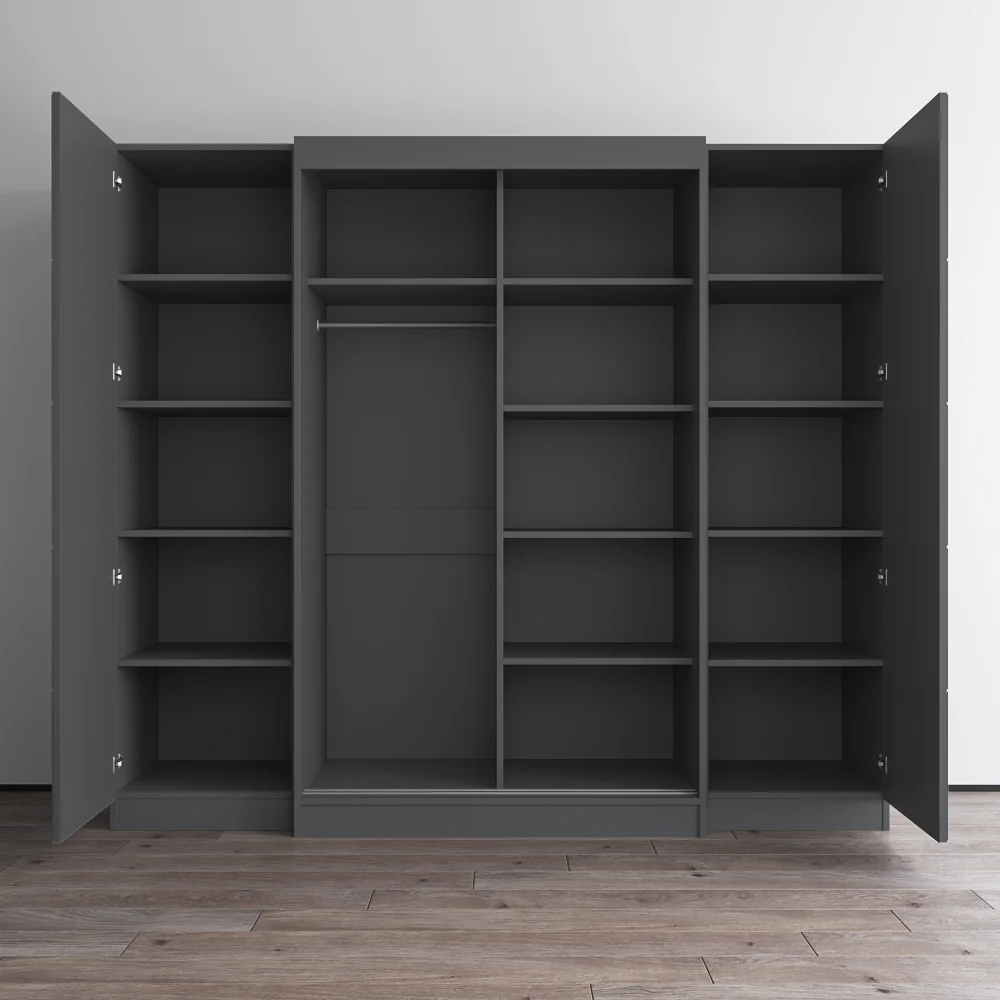 Aria 2D120-EXEX Wardrobe with 2 Mirrors - Image 16