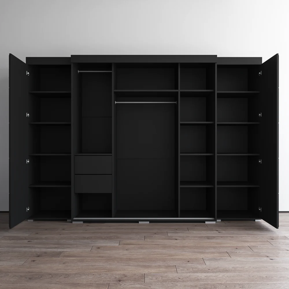 Aria 3D-EXEX Wardrobe with 1 Mirror - Image 10