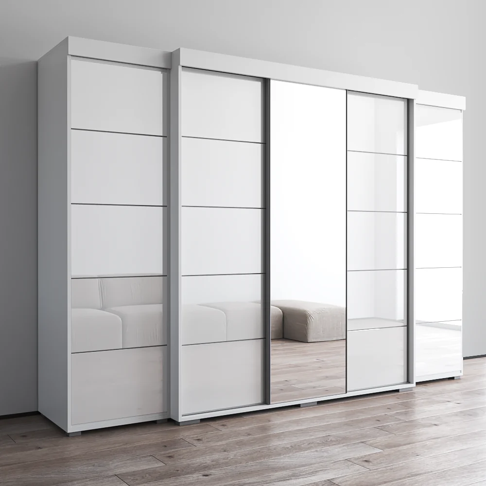 Aria 3D-EXEX Wardrobe with 1 Mirror - Image 2