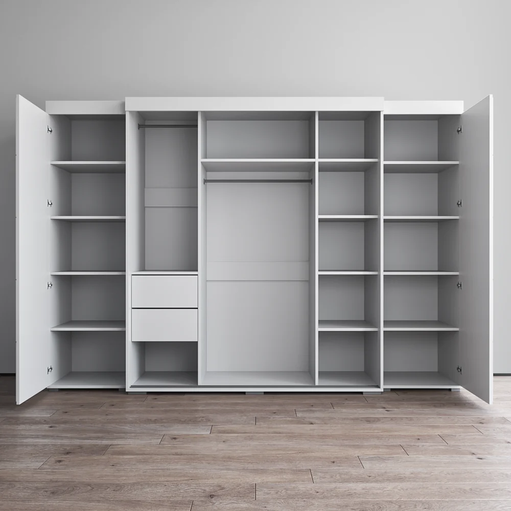 Aria 3D-EXEX Wardrobe with 1 Mirror - Image 4