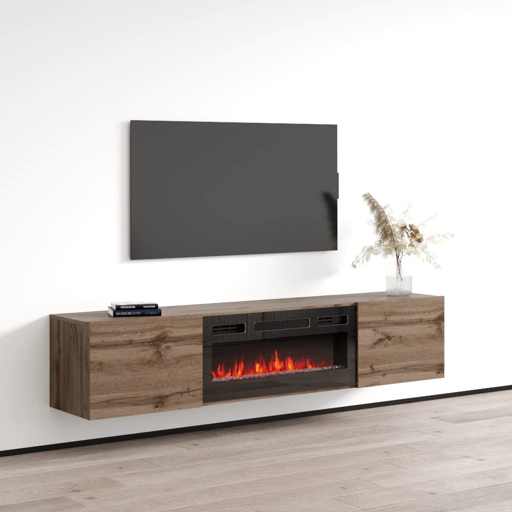 Baja BL-EF Floating Fireplace TV Stand - Image 17