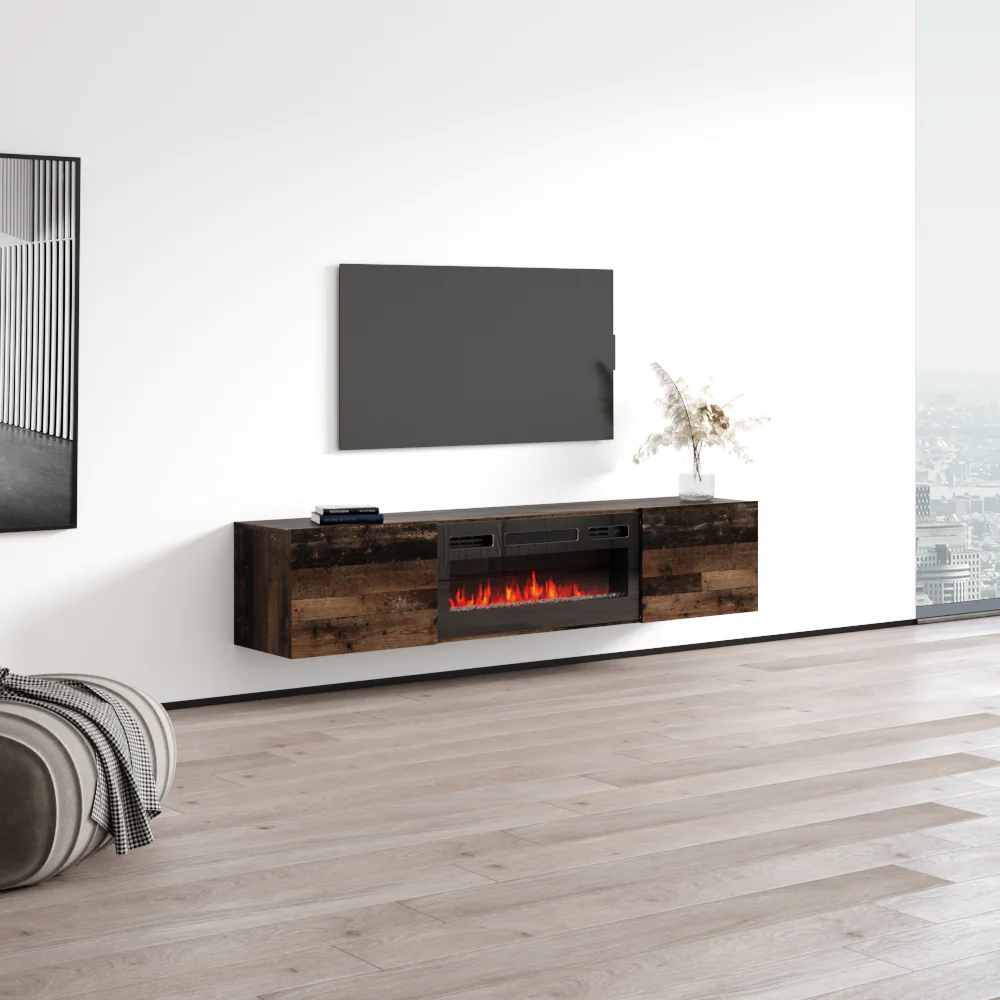 Baja BL-EF Floating Fireplace TV Stand - Image 23