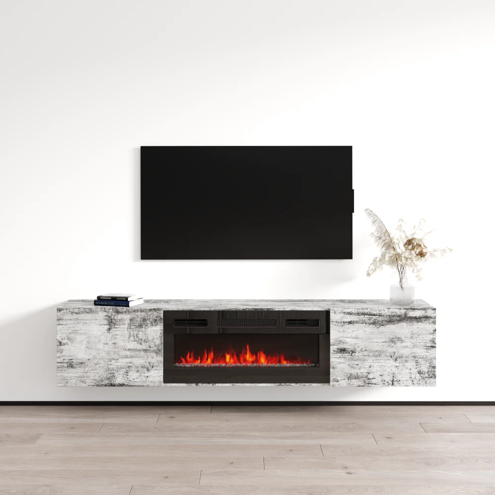 Baja BL-EF Floating Fireplace TV Stand - Image 26