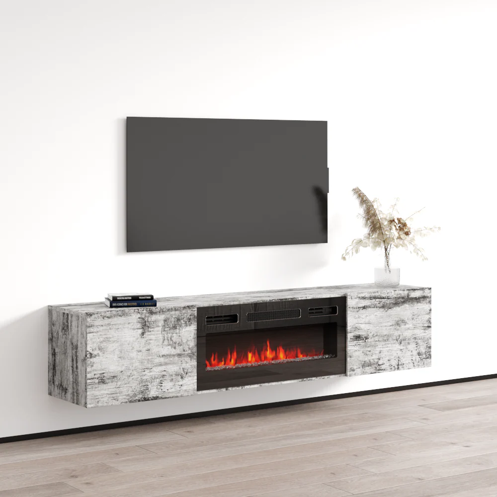 Baja BL-EF Floating Fireplace TV Stand - Image 27