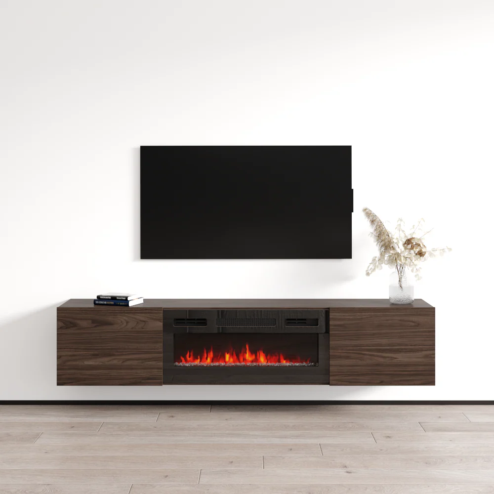 Baja BL-EF Floating Fireplace TV Stand - Image 36