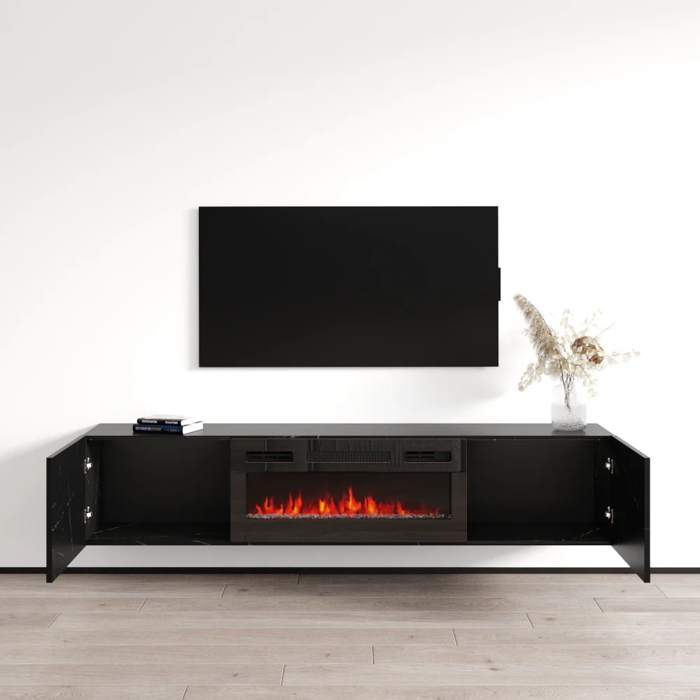 Baja BL-EF Floating Fireplace TV Stand - Image 4