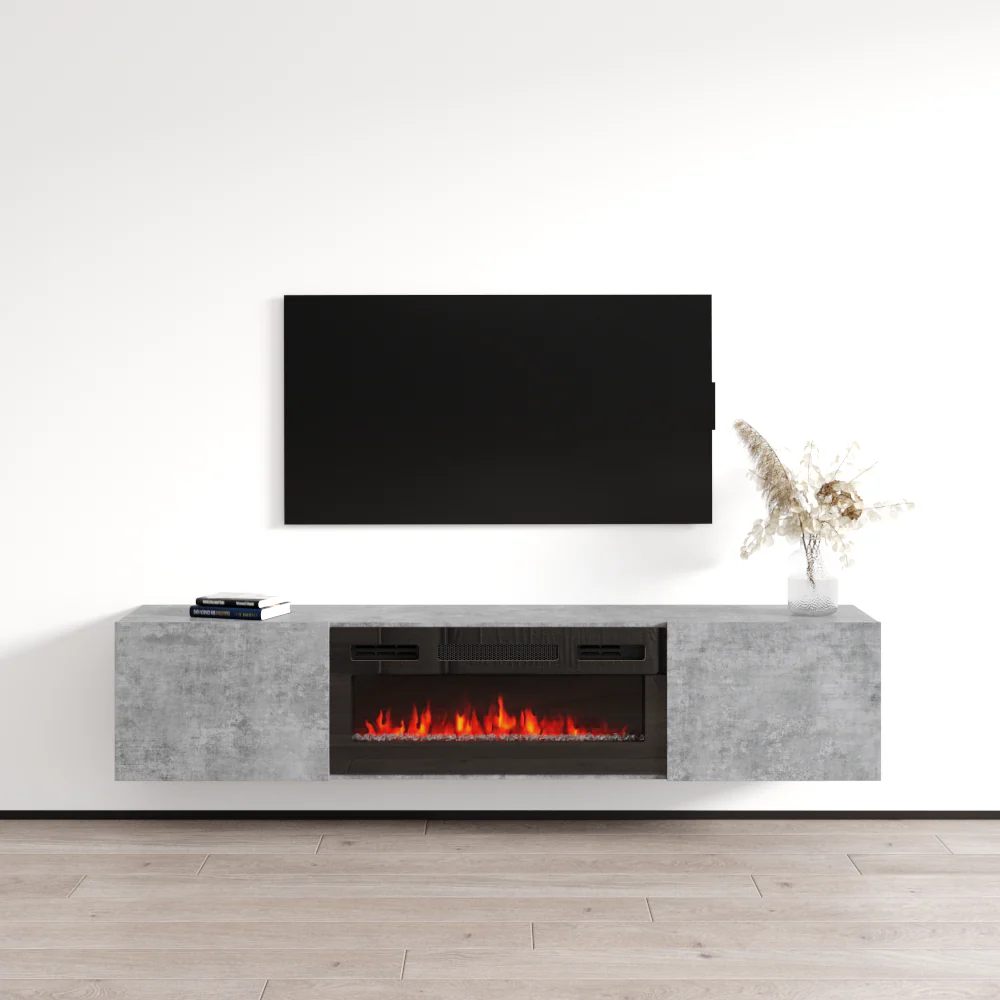 Baja BL-EF Floating Fireplace TV Stand - Image 6
