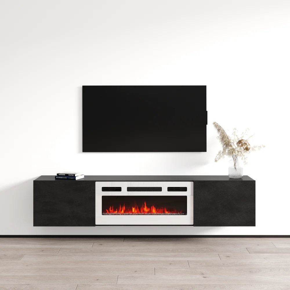Baja WH-EF Floating Fireplace TV Stand - Image 11