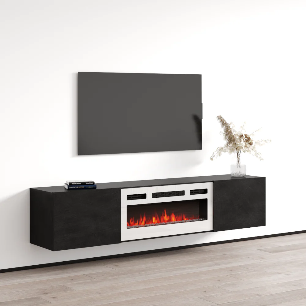 Baja WH-EF Floating Fireplace TV Stand - Image 12