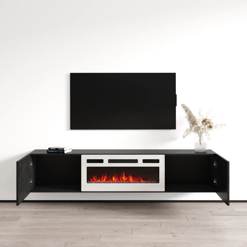 Baja WH-EF Floating Fireplace TV Stand - Image 14
