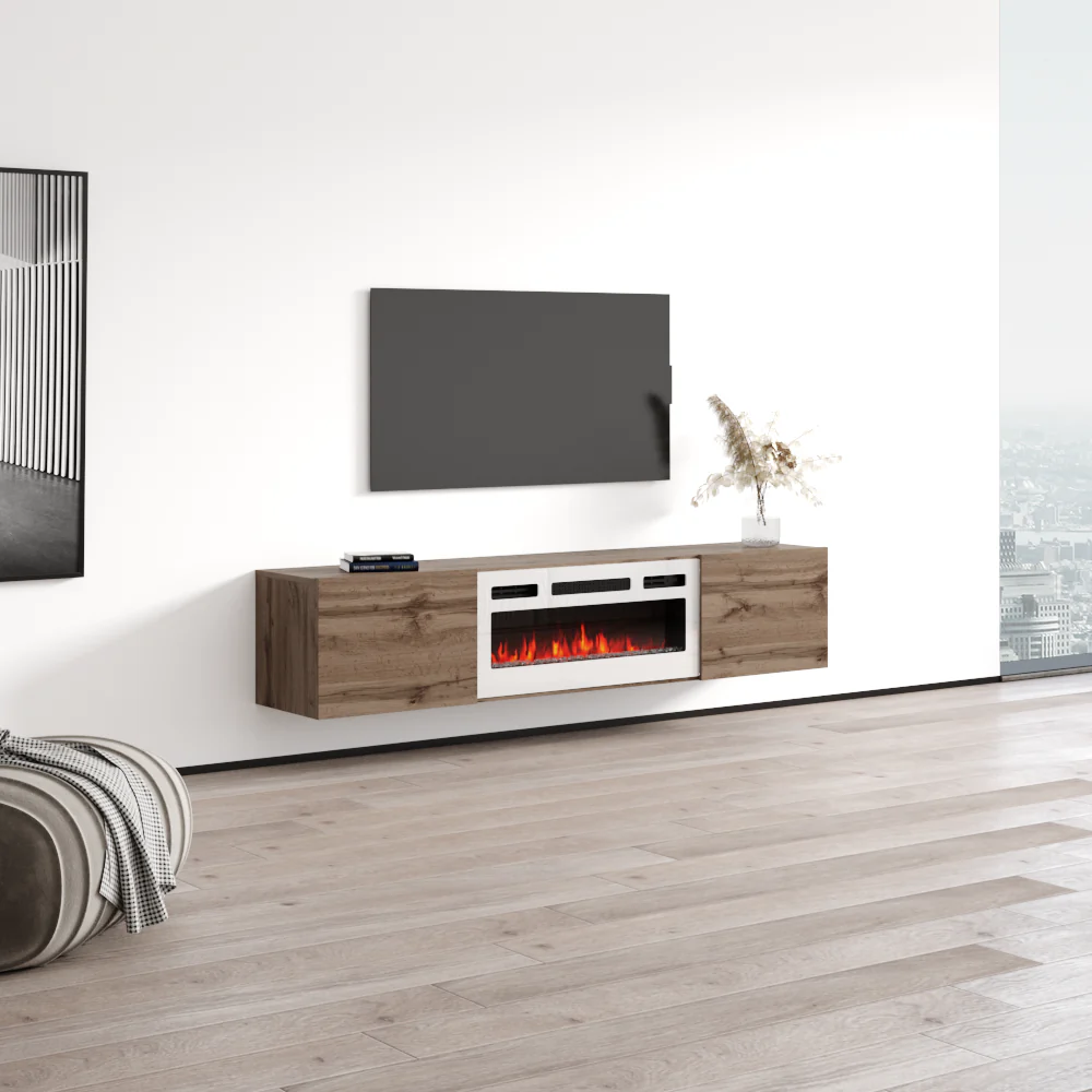 Baja WH-EF Floating Fireplace TV Stand - Image 18