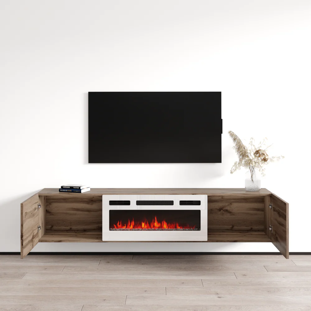 Baja WH-EF Floating Fireplace TV Stand - Image 19