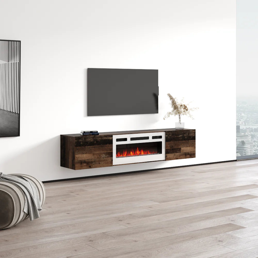 Baja WH-EF Floating Fireplace TV Stand - Image 23