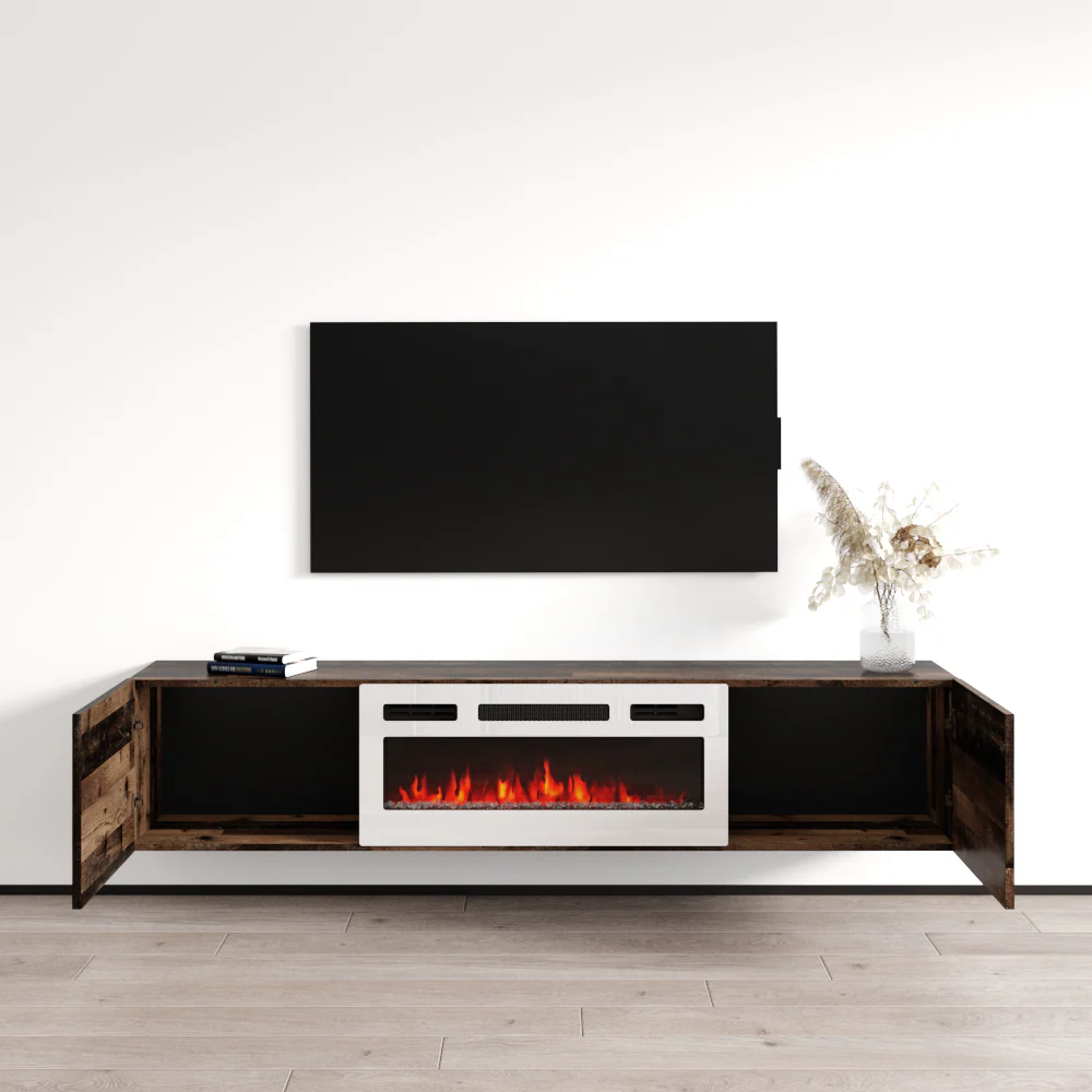 Baja WH-EF Floating Fireplace TV Stand - Image 24
