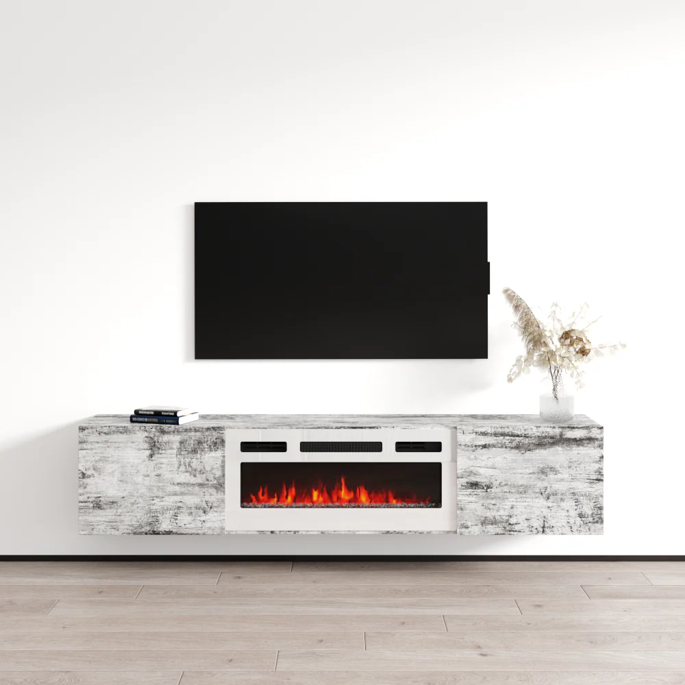Baja WH-EF Floating Fireplace TV Stand - Image 26