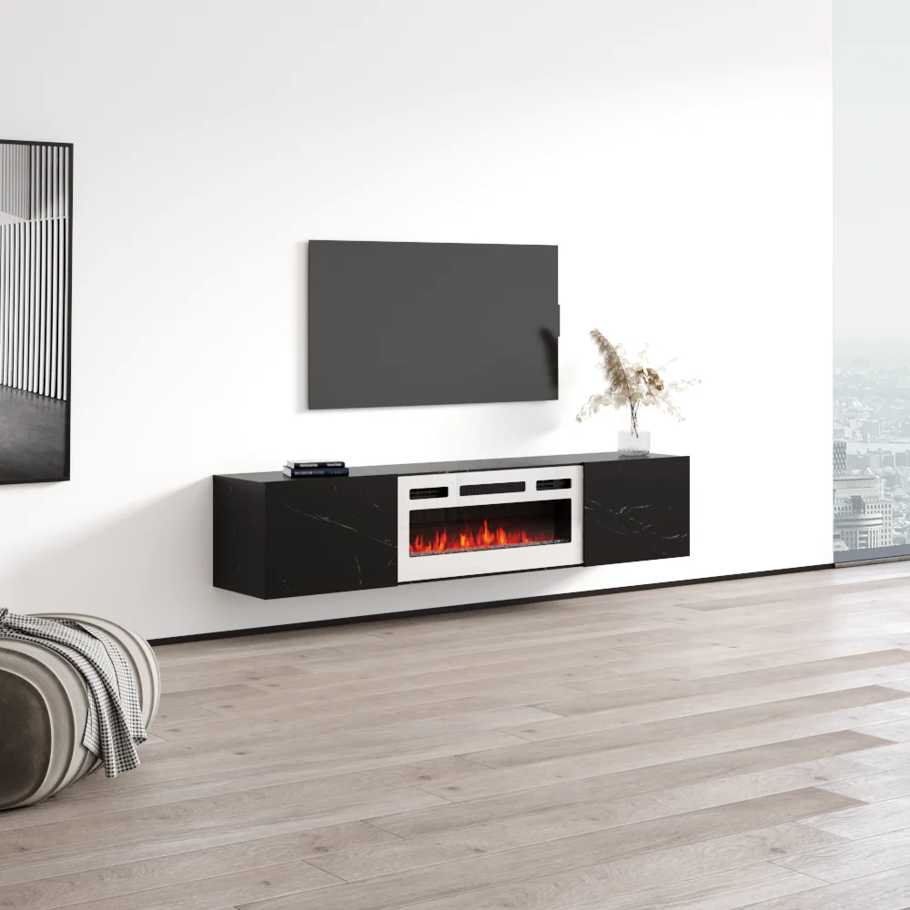 Baja WH-EF Floating Fireplace TV Stand - Image 3
