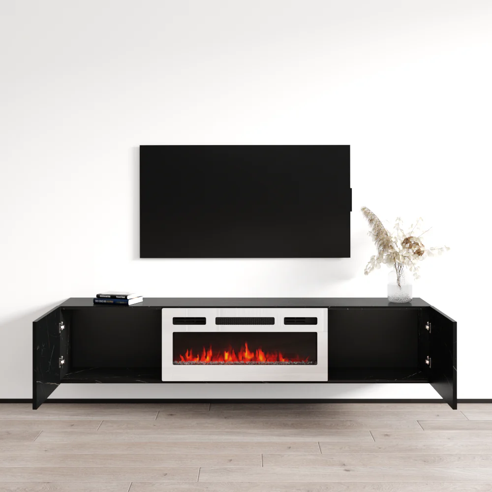 Baja WH-EF Floating Fireplace TV Stand - Image 34
