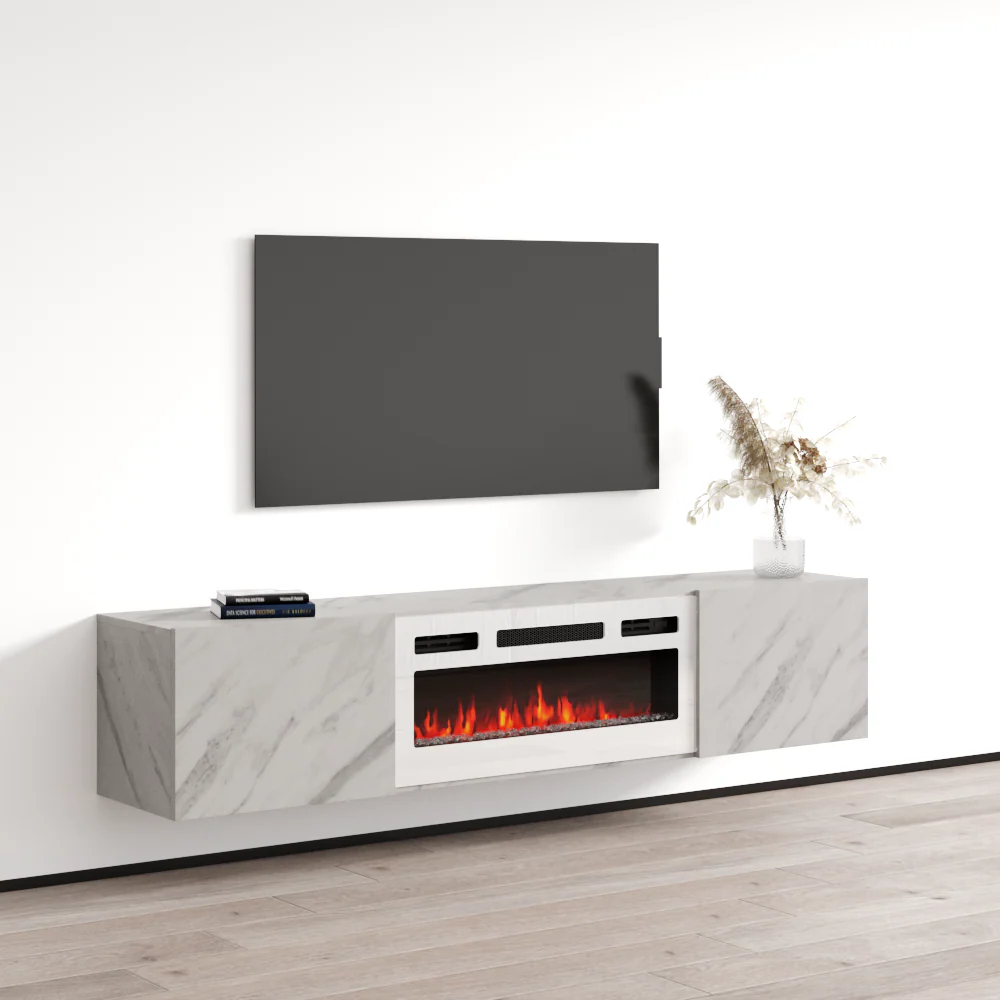 Baja WH-EF Floating Fireplace TV Stand - Image 42