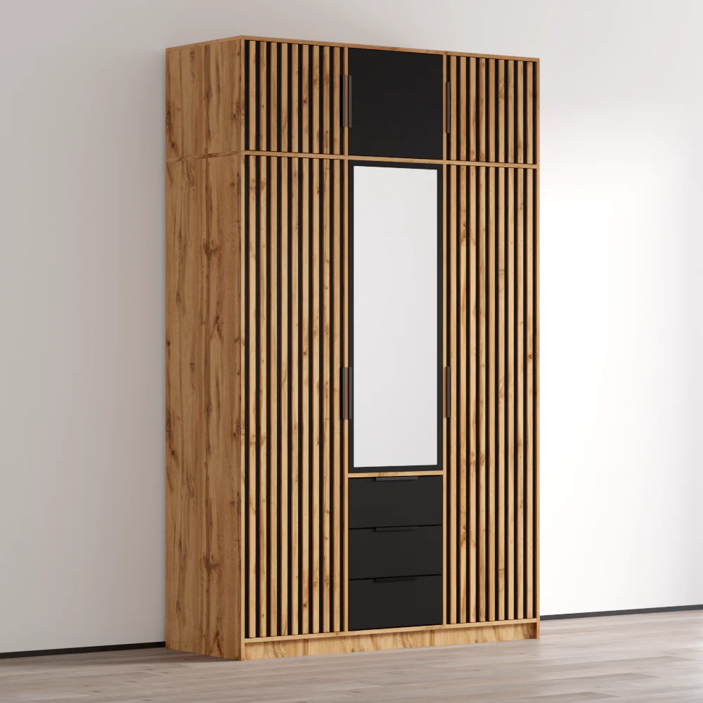 Bali Lux 3D Wardrobe with Extension - Image 3