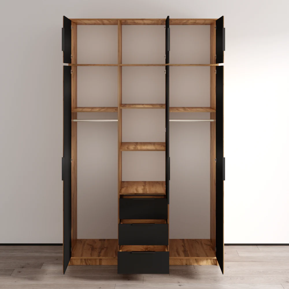 Bali Lux 3D Wardrobe with Extension - Image 8