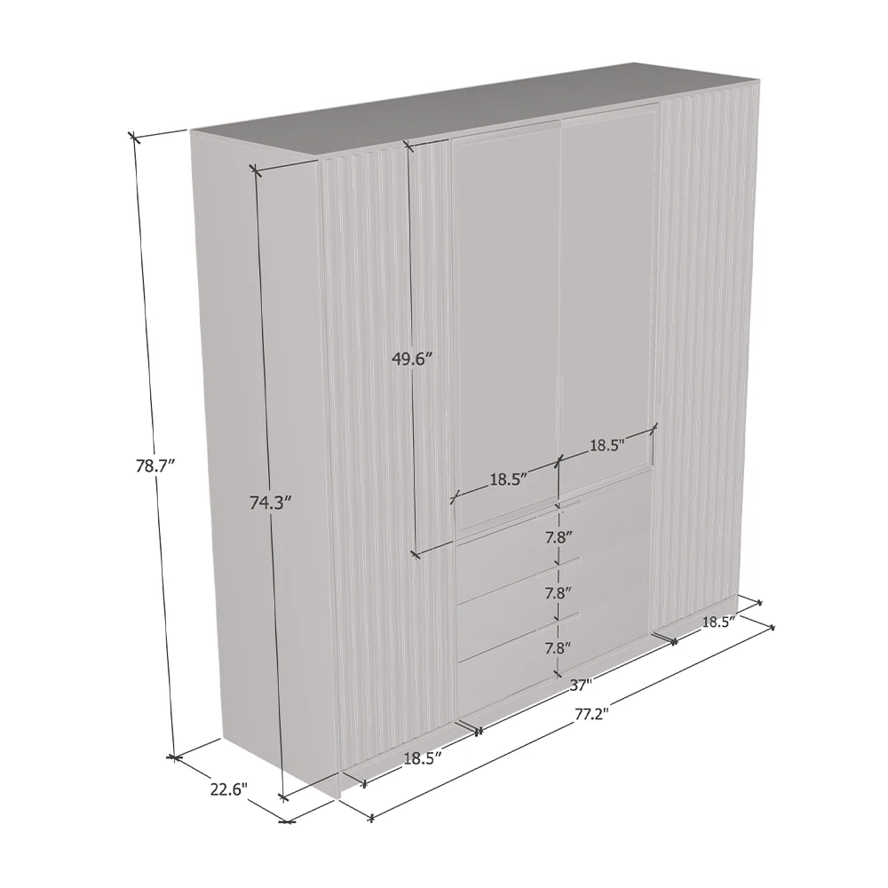 Bali Lux 4D Wardrobe - Image 7