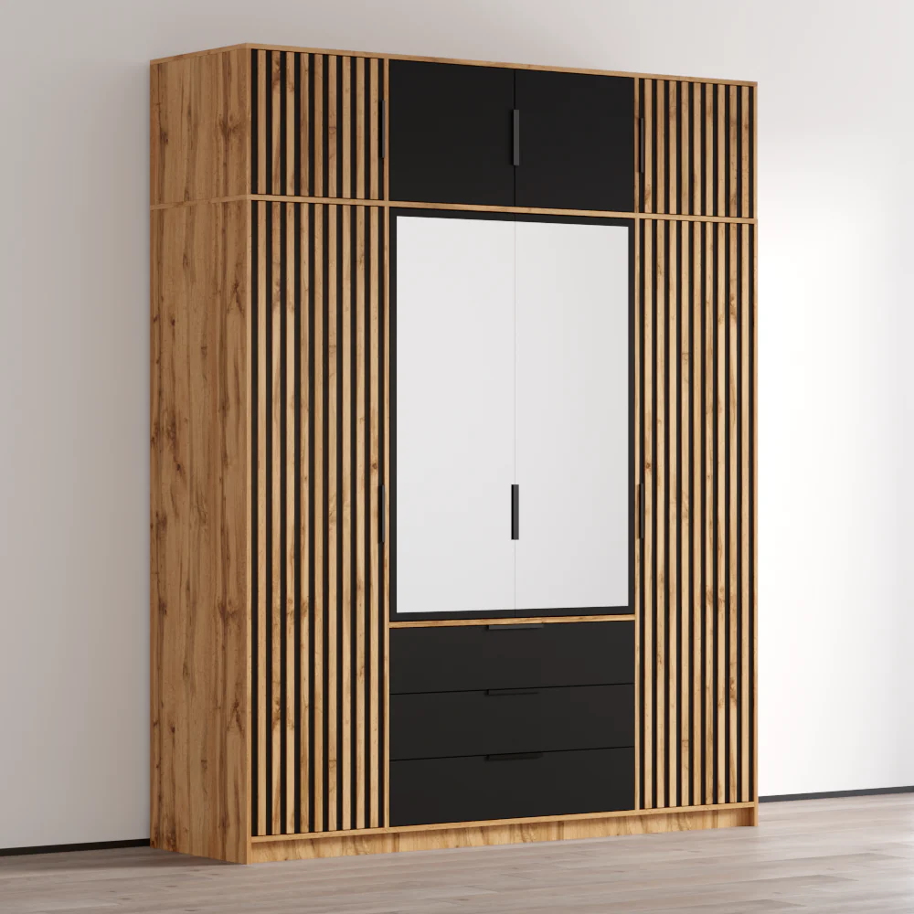 Bali Lux 4D Wardrobe with Extension - Image 3