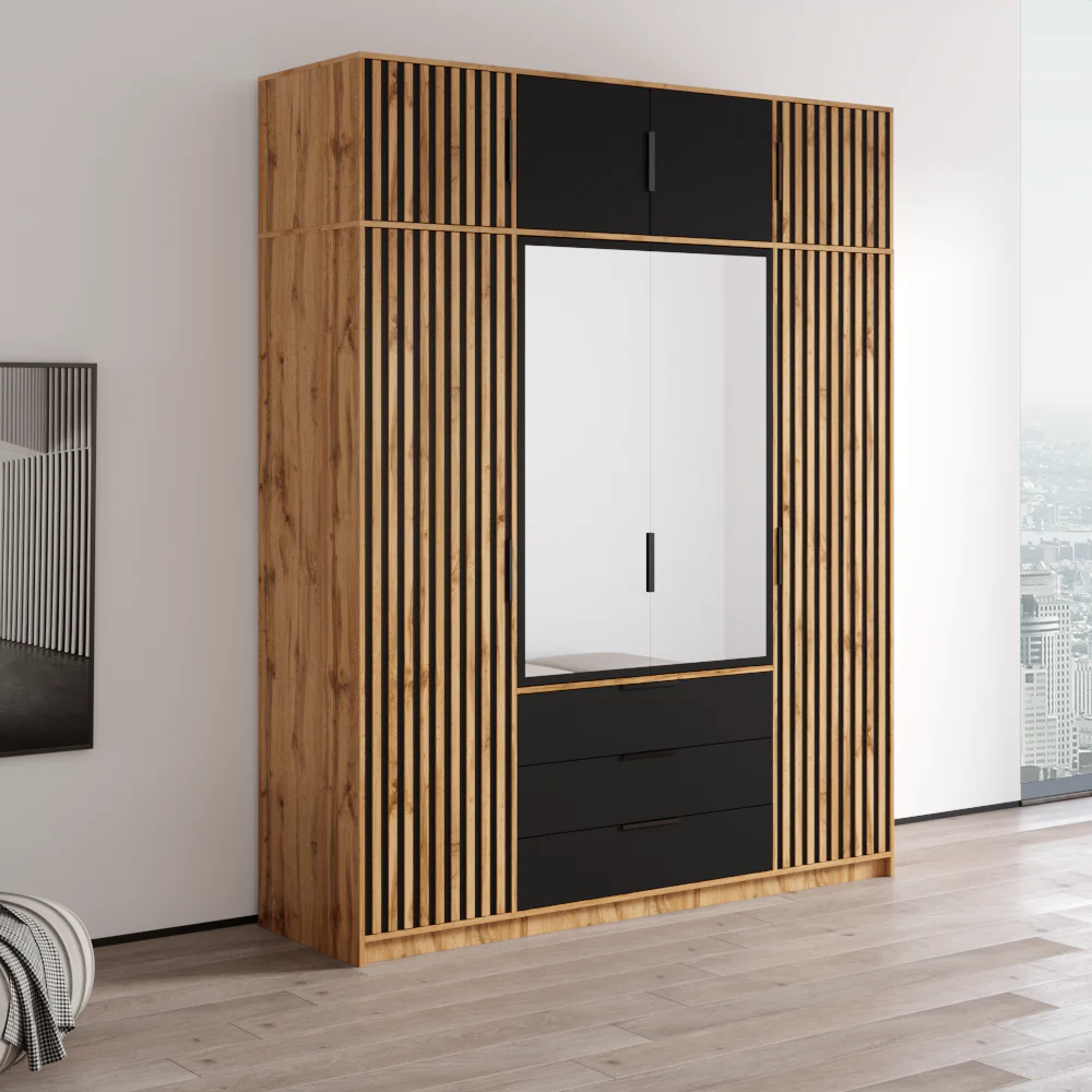 Bali Lux 4D Wardrobe with Extension - Image 4