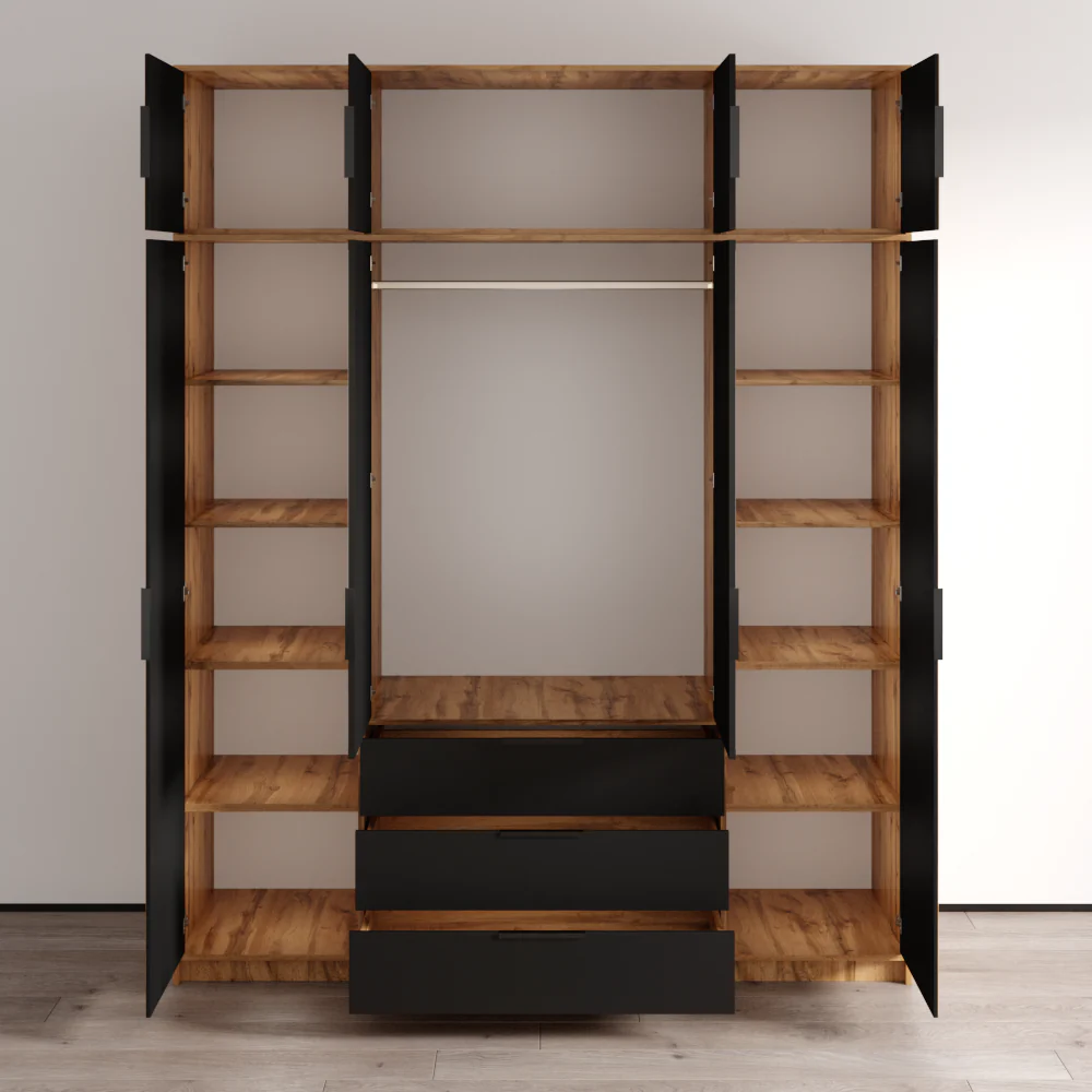 Bali Lux 4D Wardrobe with Extension - Image 7