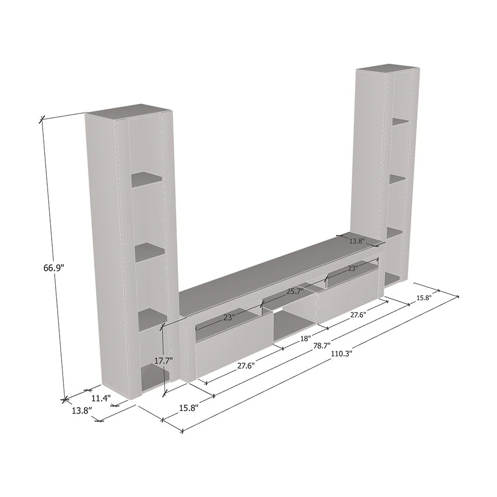 Bari 200 Floating Entertainment Center - Image 15