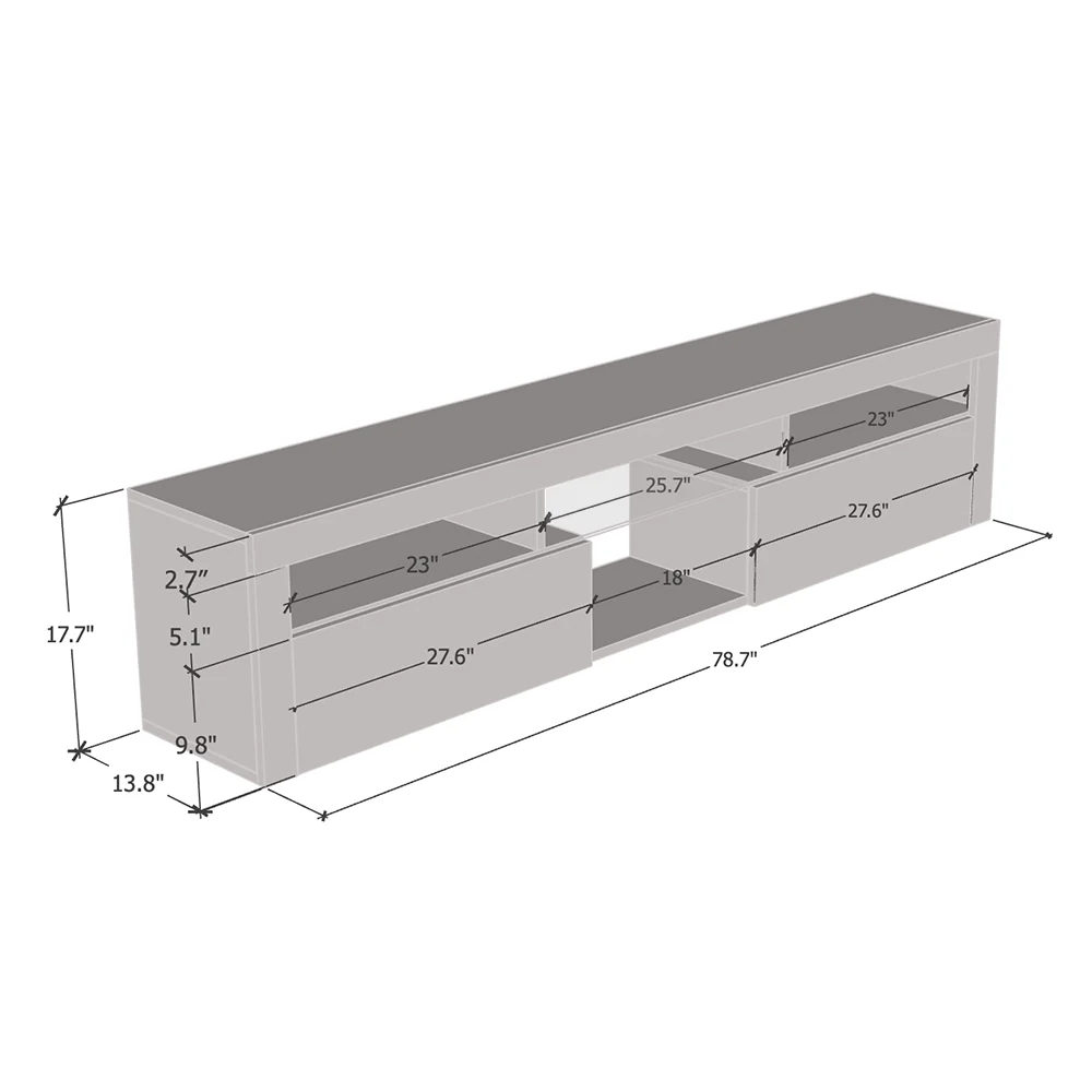 Bari 200 Floating TV Stand - Image 8