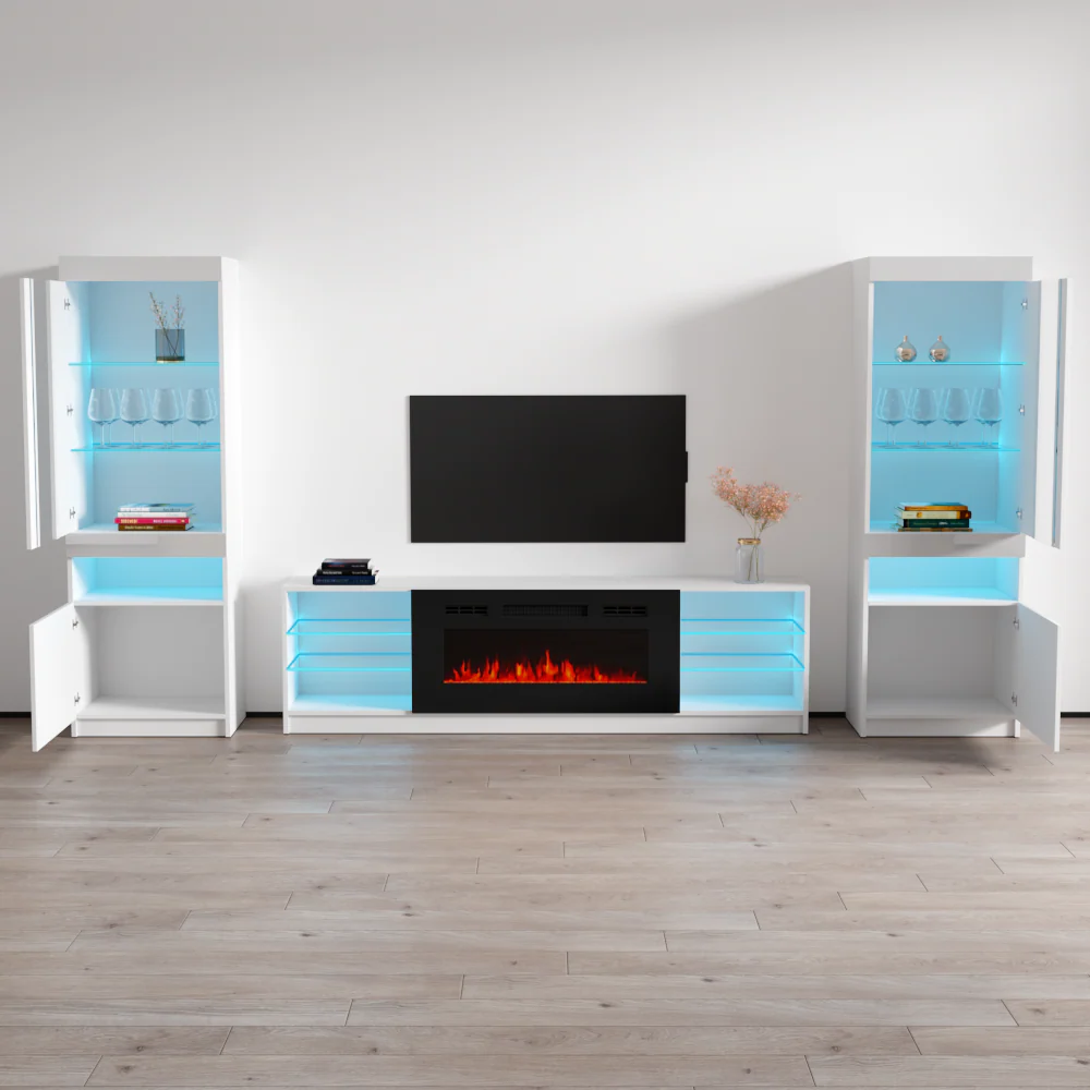 Boston 01 Fireplace Entertainment Center - Image 10