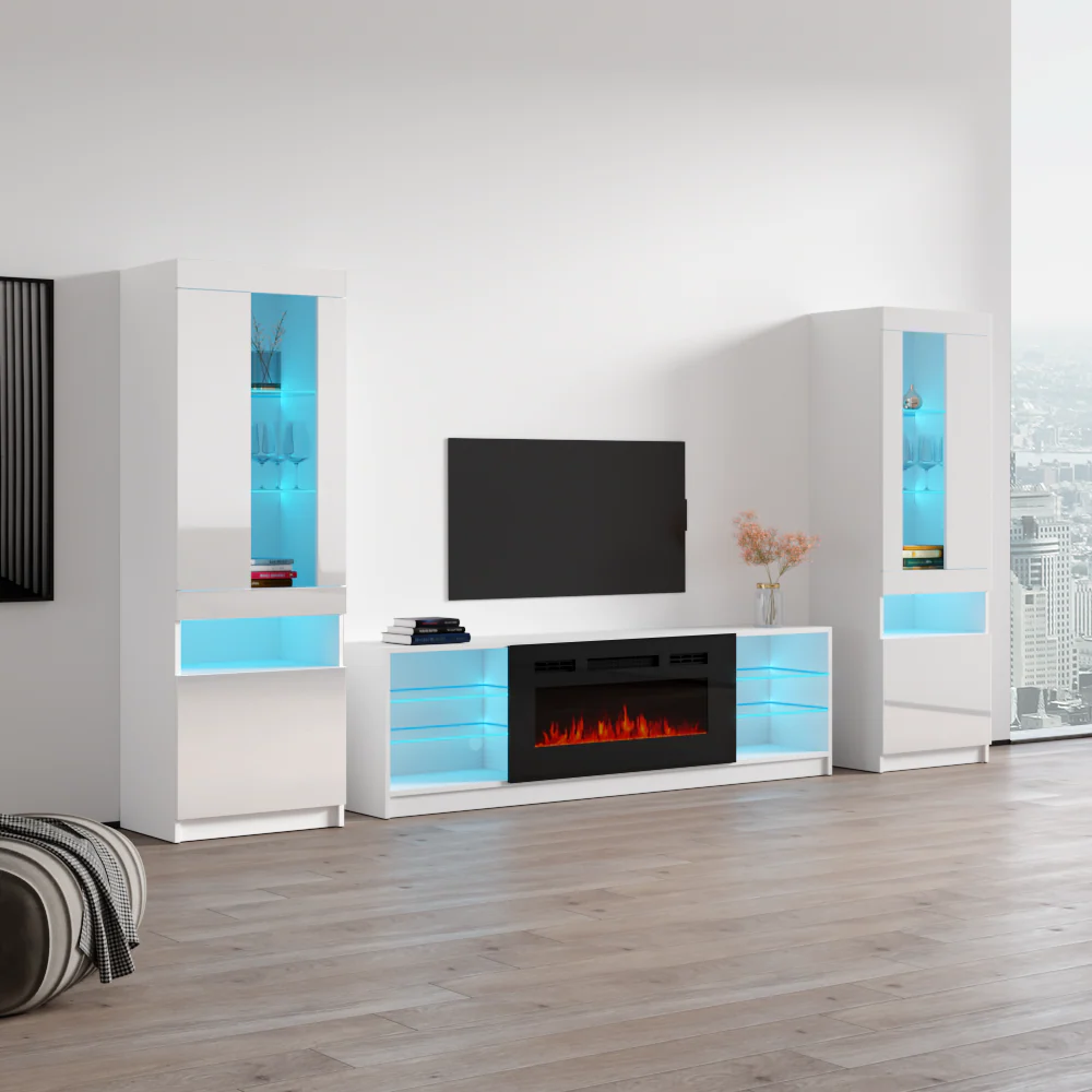 Boston 01 Fireplace Entertainment Center - Image 9